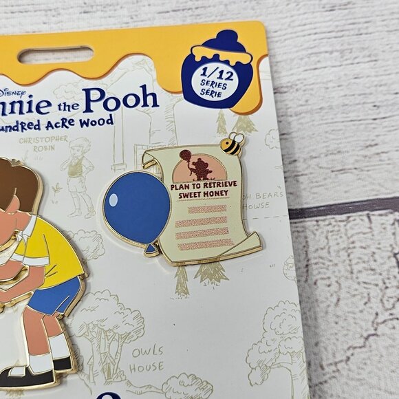 2025 Disney Parks Winnie The Pooh Hundred Acre Wood Pin Series 1/12 Christopher - Picture 3 of 4